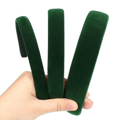 Etercycle Green Headband, 3 Different Width Thick Headbands for Women, Velvet...