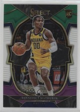 2022-23 Panini Select Concourse Green White Purple Prizm Bennedict Mathurin 11f4