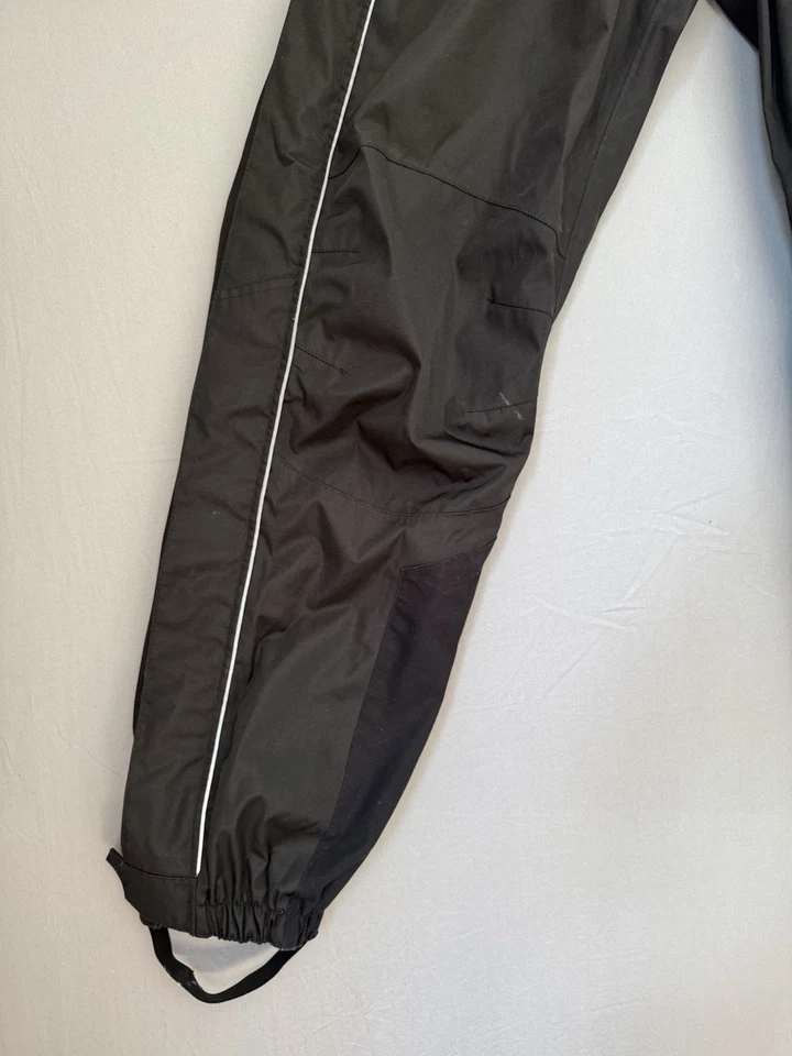 Pantalones de montar Harley Davidson negros con cremallera completa para hombre grandes L estribo equipo de motociclista Foto 3 de 4