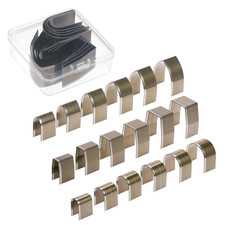 Leather Corner Punch Set 18 Piece High Speed Steel Rounder Die Kit 6 Sizes