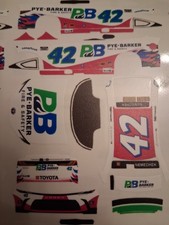2026 JH Nemechek Pye-Baker Pink 1/64 Peel Stick Decals