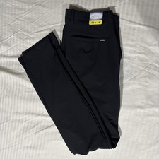New GREG NORMAN Men's Stretch Flex ML75 Performance Chino Pants BLACK 32x34