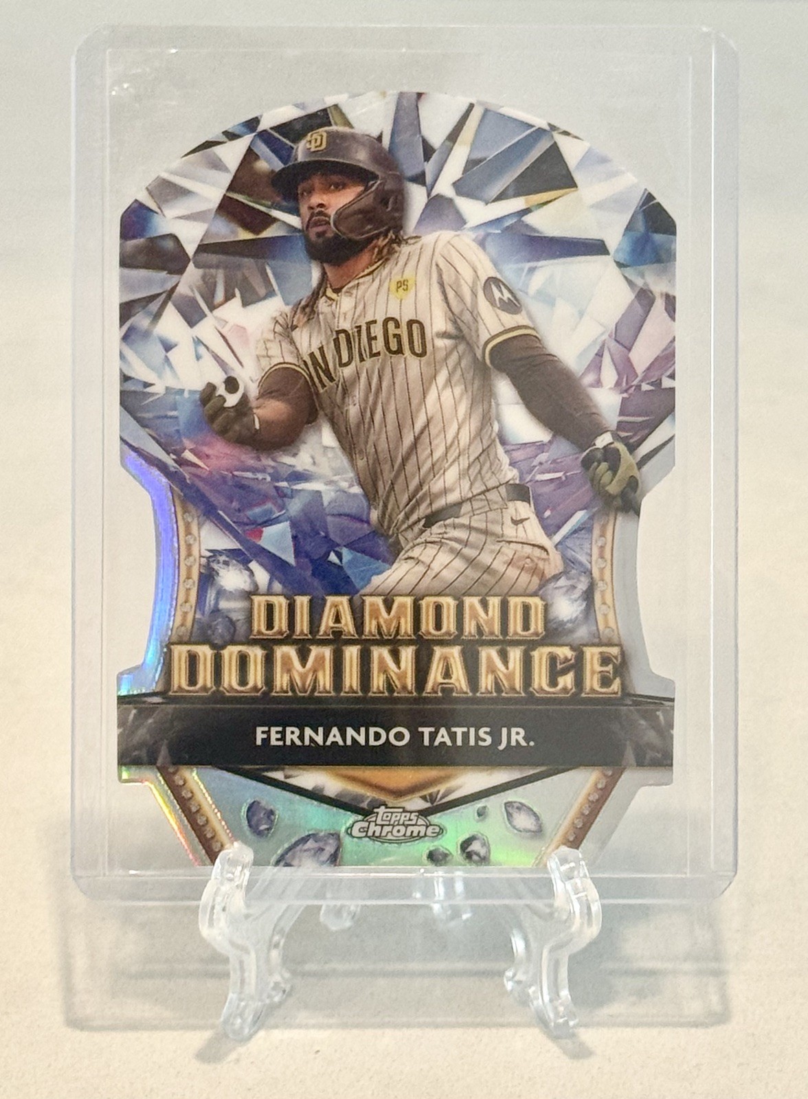 2024 Topps Chrome Update Series Diamond Dominance Fernando Tatis Jr SP DD-18