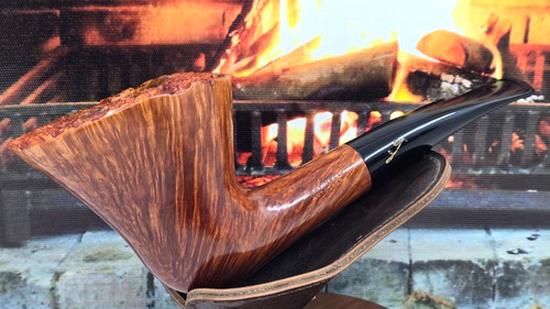 Estate: Savinelli Autograph (6) (6mm) Straight Grain Opera (Mint!)