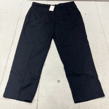 H M Black Tapered High Waisted Dress Pants Women's Size 18 NEW