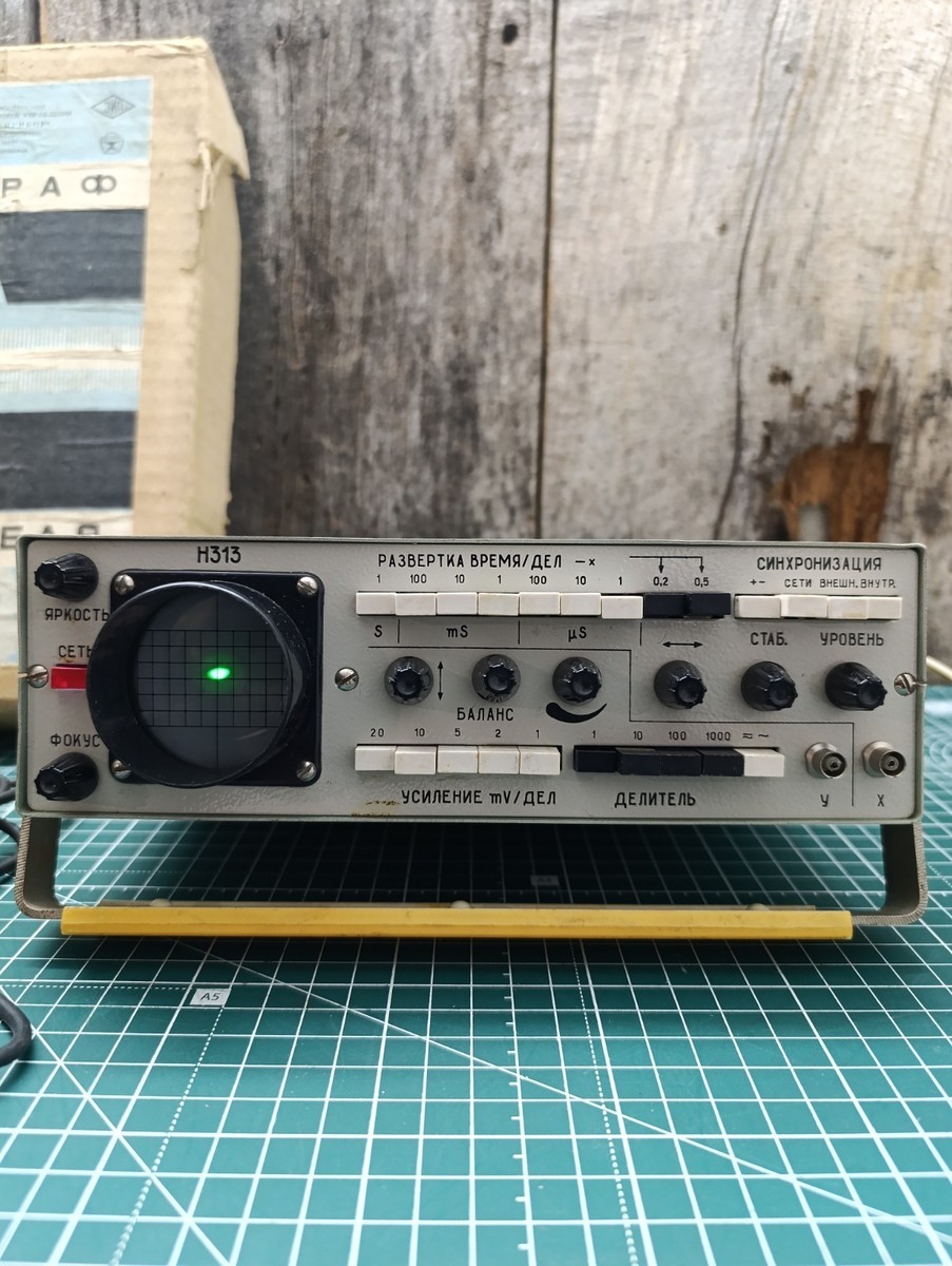 Soviet oscilloscope H313 0-10Mhz NEW, UNUSED. Works! | eBay