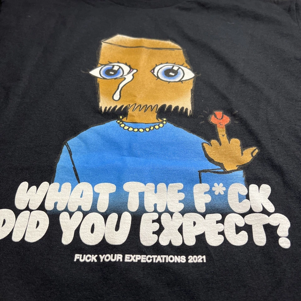 Camiseta mediana unisex AG Club AGCNCSF F**k Your Expectations Part 2 Tour ¡¡¡RARA!!!! Foto 4 de 4