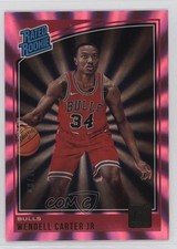 2018-19 Panini Donruss Rated Rookies Holo Pink Laser 6/79 Wendell Carter Jr 1dm4