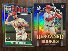 2025 Bowman Chrome ROY-6 Thomas Saggese ROY Favs.- Cardinals / N.Gorman RRookies