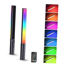 RGB LED Video Light Wand, Handheld LED Photography Light Stick with Remote
