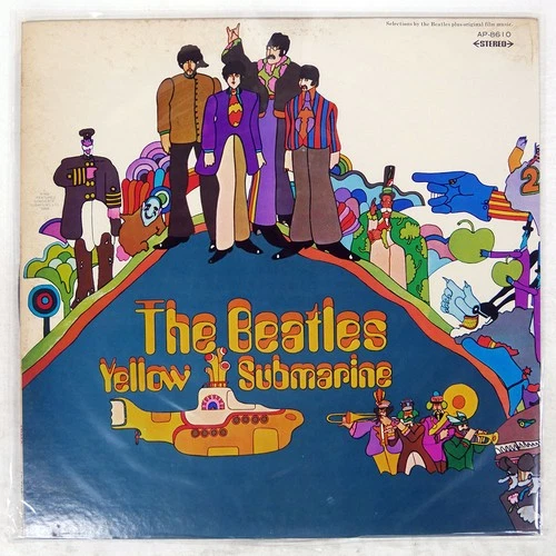BEATLES YELLOW SUBMARINE APPLE AP8610 Japan VINYL LP