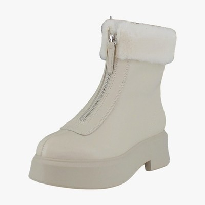 Steve Madden Jones Women's Boots Bone Leather Size 7 M