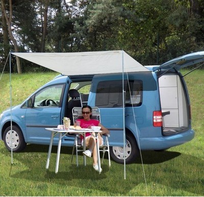 REIMO CHARLYNE SONNENSCHUTZ VORDACH 1,8M MARKISENPLANE & STANGEN KLEIN WOHNMOBIL CADDY