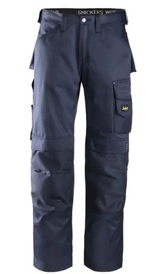Snickers Arbeitshose Style 3312 Größe 044 W30 L32 Knieguard marine/marine neu mit Etikett