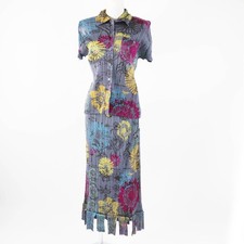 Pristine PLEATS PLEASE two-piece set Flower print Multi PP71-JJ783 PP71-JG785