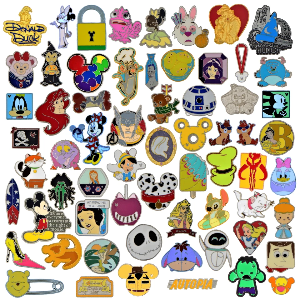 Disney Trading Pins Lot Assorted Pick Size 5-100 Starter Pin Bulk New No Doubles - Image 2 of 4
