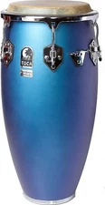 Toca Percussion Custom Deluxe Wood Quinto 11 inches Marble Blue