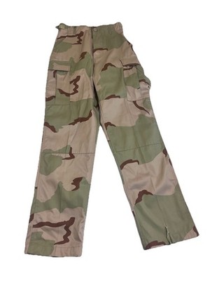 3 Colour DCU Mil Tec Camoflauge Cargo Trousers W26 L31