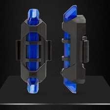 Compact USB Rechargeable Tail Light for Bicycles with Weather Resistant Design