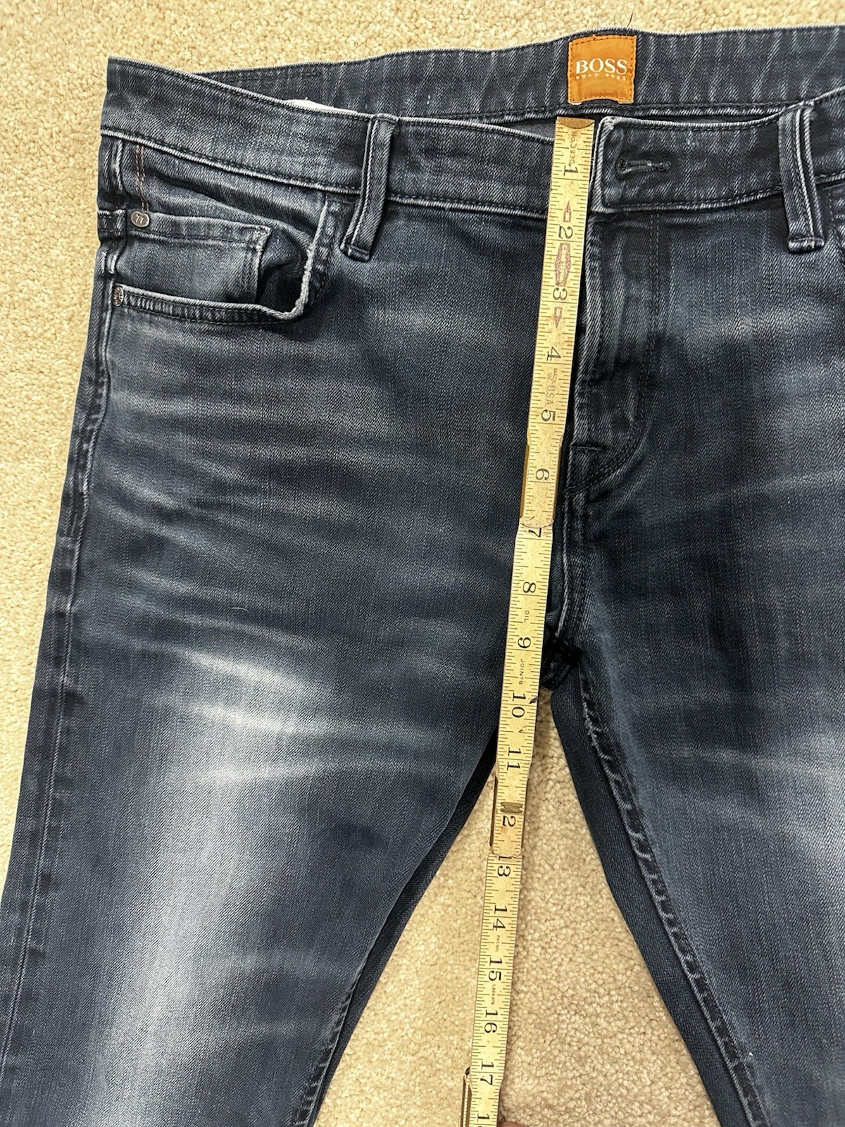 Hugo Boss Men Dieselstrasse 12 Stretch Stretch Leg Jeans Size W36 L32 thumbnail 5