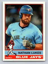 2025 Topps Heritage High Number - Nathan Lukes #601