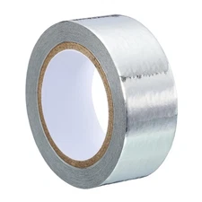 Metallic Washi Tape Masking Foil Adhesive Craft Decoration Silver 15mmx5m