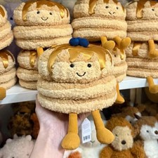 Jellycat Amuseable Fran Pancake - Rare  SOLD OUT -with dust bag- Free Shipping