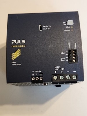 PULS QS40.241 DIN-Rail Power Supply 100-240V AC 24V Warranty & Free Shipping 