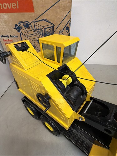 1968-1970 Nylint Michigan Shovel Crane #2201 + Original Box - Afbeelding 7 van 24