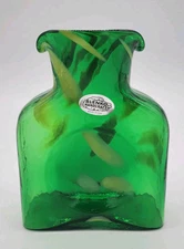 Blenko SPECIAL EDITION  GAMMA RAY 384M Water Bottle, Double Spout Pitcher 