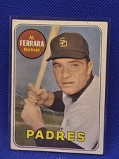 1969 Topps - Al Ferrara #452 First Name & Position in Yellow