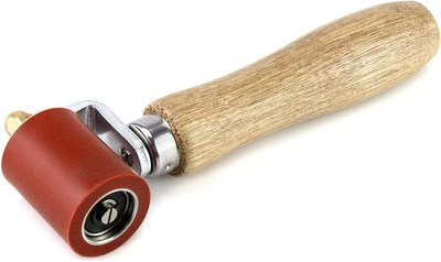 QWORK  Silikon Andrückrolle, Hochtemperaturbeständige Hartgummi Nahtroller