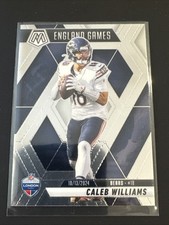Caleb Williams RC 2025 Mosaic England Games Rookie Bears QB