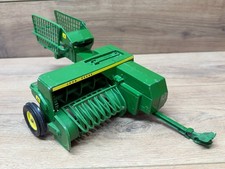 Vintage Ertl John Deere Square Baler Diecast Metal Farm Toy Stock 585 USA Made