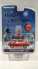 Greenlight 1970 PLYMOUTH HEMI CUDA 1:64 Diecast- Holiday Ornaments 2006