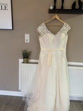 Brautkleid Elizabeth Passion 46 Neu Ungetragen Mit Etikett Spitze Glitzer Kleid