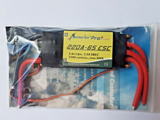 Hifei Swordfish Pro+ 220A-6S ESC + Tarjeta de Programa para Barco RC NUEVO