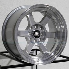 16x8 Mst Time Attack 5x114.3 20 Silver Machined Wheels Rims Set4 73.1 16x8 Mst Time Attack 5x114.3 20 Silver Machined Wheels Rims Set4 73.1