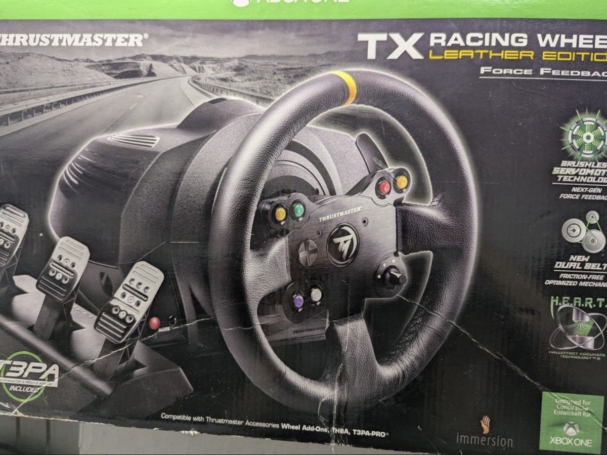 【ナカケン】Thrustmaster TX Racing Wheel Thrustmaster TX Racing Wheel Leather Edition - Micro Center