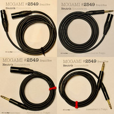 1 200Ft Mogami 2549 Mic Cable Black Choose Ne...
