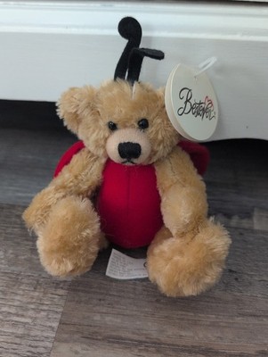 Bestever Ladybug Bear 4 Inch Plush With Tags