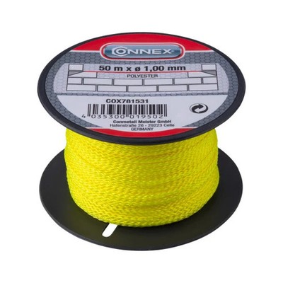 Connex Maurerschnur 50 m Ø 1 mm neon-gelb  Maurerschnur