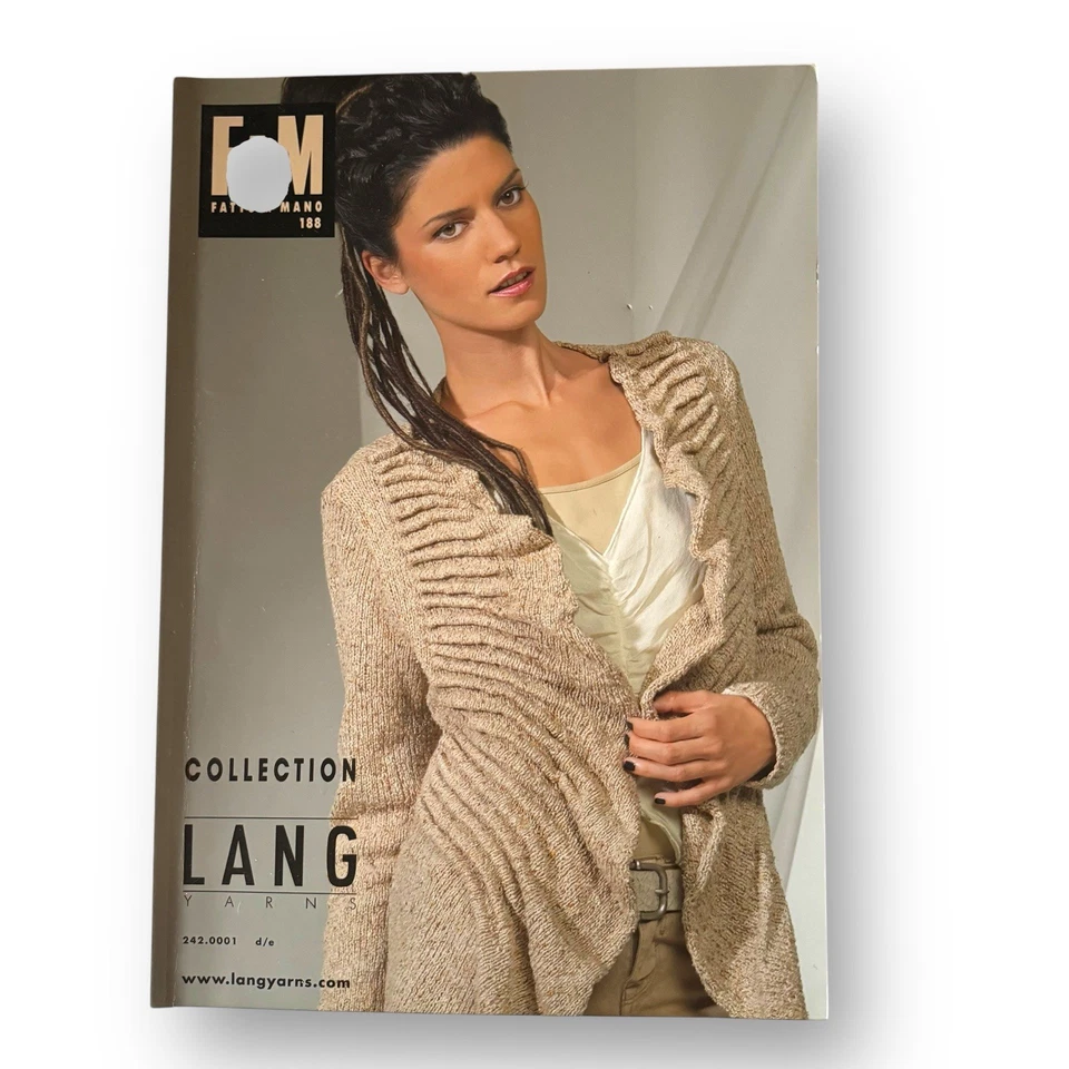 Lot of 5 Vintage Lang Yarns Fatto a Mano & Filati Knitting Pattern Magazines - Image 4 of 4