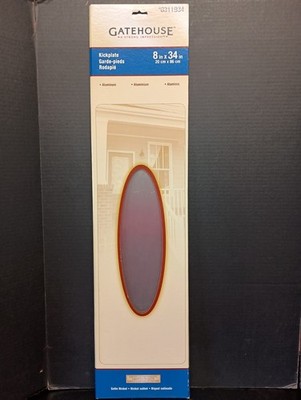 NEW Gatehouse 34'' X 8'' Satin Nickel Kick Plate NIP