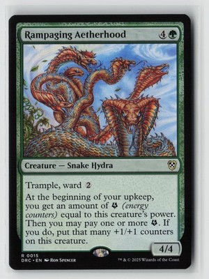 Rampaging Aetherhood 15 Aetherdrift Commander DRC MTG Magic