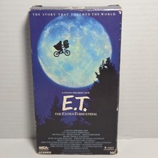 E.T. The Extra-Terrestrial VHS 1988 Original Release MCA Green Flap RARE