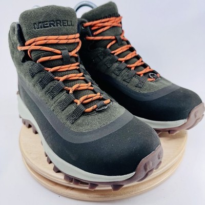 Merrell Thermo Snowdrift Mid Shell boots Mens 8 Green Waterproof snow winter NEW
