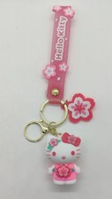Hello Kitty Sanrio 3D Keychain Wristlet Bag Charm