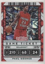 2020 Panini Contenders Draft Picks Game Ticket Green Explosion Paul George fm0