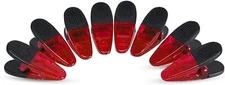  VIP Home Essentials - Thick Plastic Clips With Neodymium Magnet - 8 Red Clips